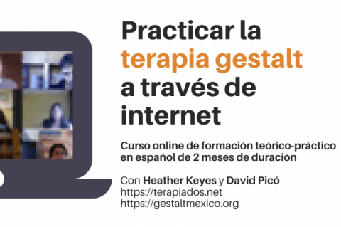 Practicar la terapia gestalt a través de internet. Curso online teórico-práctico de formación (entrenamiento).