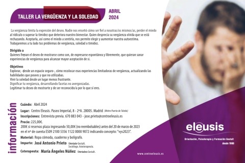 Taller "La vergüenza y la soledad"