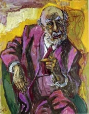 Retrato al oleo de Fritz realizado por Otto Dix