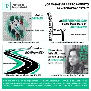 Jornadas de acercamiento a la Terapia Gestalt en el ITG de Valencia