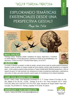Explorando temáticas existenciales desde una perspectiva Gestalt con Maya Van Zelst